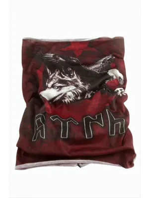 Kurt Desenli Baff Boyunluk