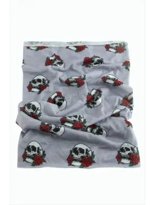 Kuru Kafa Desenli Baff Boyunluk