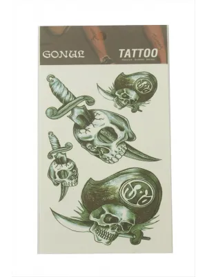 Kuru Kafa Tattoo Dövme Sticker