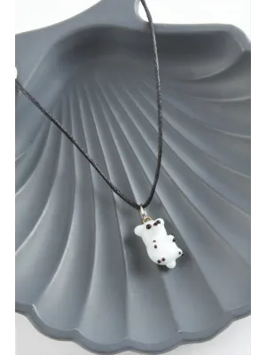 Kutup Ayısı Cam Kolye