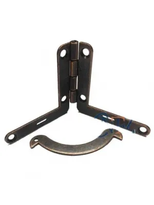 Makaslı Menteşe - 16x36x76mm, Oksit, 1 Adet