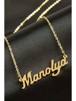 Manolya isimli kolye (Kişiye Özel)