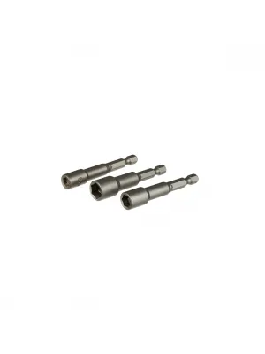 Manyetik Somun Adaptörü - 3 Lü Set 6,8,10x65 Mm