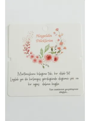 Marteniçka Bileklik Kartı