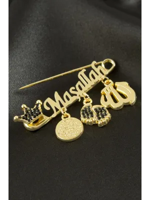 Maşallah Yazılı Broş