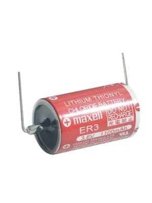 Maxell Er3 3.6v 1/2aa Size Lithium Pil