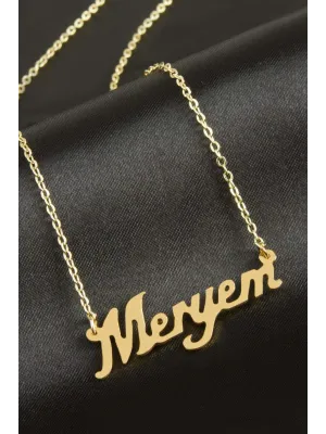 Meryem isimli kolye (Kişiye Özel)