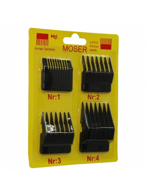 Moser 4 Parça  Makine Tarak Set