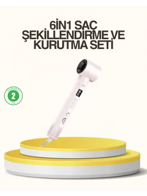Motorlu Lcd Ekranlı Saç Şekillendirme Seti