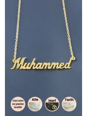 Muhammed İsimli Kolye