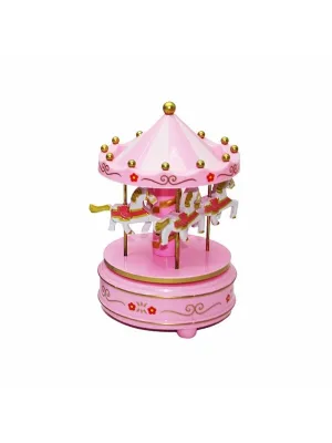 Music Box Carousel Müzikli Atlı Karınca