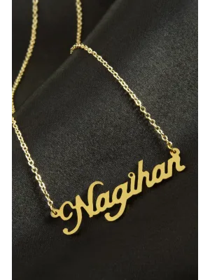 Nagihan İsimli Kolye (Kişiye Özel)