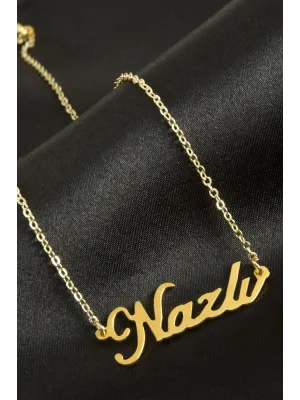 Nazlı isimli kolye (Kişiye Özel)
