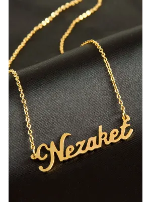 Nezaket isimli kolye (Kişiye Özel)