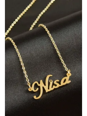 Nisa İsimli Kolye (Kişiye Özel)