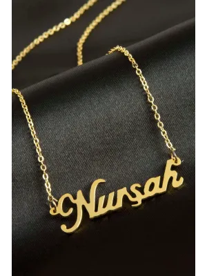 Nurşah İsimli Kolye (Kişiye Özel)