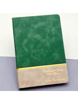 Öğretmenler Günü Hediyesi Yeşil Defter