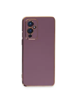 One Plus 9 Kılıf Volet Silikon - Mor