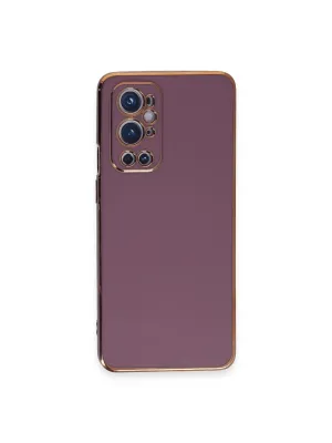 One Plus 9 Pro Kılıf Volet Silikon - Mor
