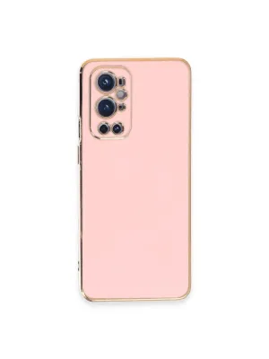 One Plus 9 Pro Kılıf Volet Silikon - Pembe