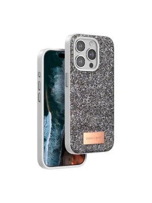 Onegif Apple İphone 14 Pro Max Bright Simli Kapak - Gümüş