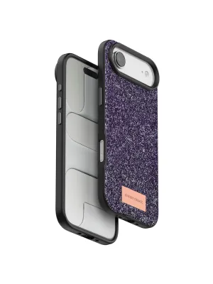 Onegif Apple İphone 17 Air Bright Simli Kapak - Derin Mor