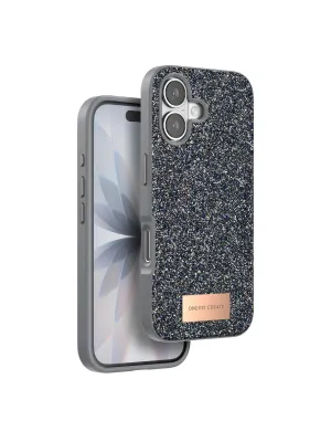 Onegif Apple İphone 17 Bright Simli Kapak - Gümüş