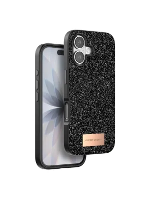 Onegif Apple İphone 17 Bright Simli Kapak - Siyah