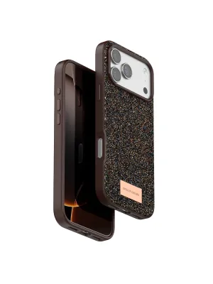 Onegif Apple İphone 17 Pro Bright Simli Kapak - Gold