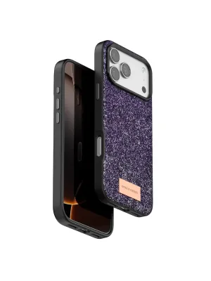 Onegif Apple İphone 17 Pro Max Bright Simli Kapak - Derin Mor