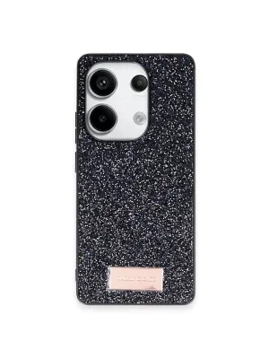 Onegif Xiaomi Redmi Note 13 Pro 4g Bright Simli Kapak - Siyah