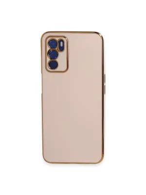 Oppo A16 Kılıf Volet Silikon - Pembe