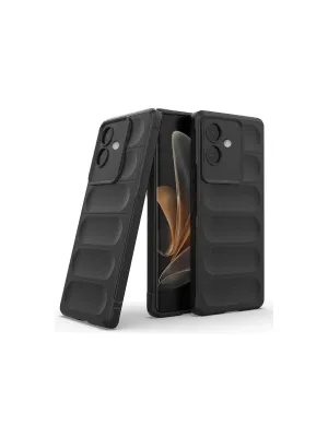 Oppo A3 Kılıf Optimum Silikon - Siyah