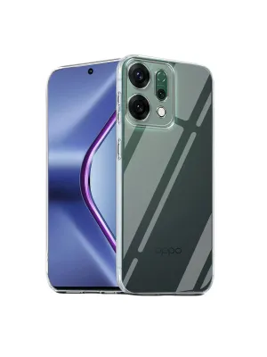 Oppo Reno 14 Kılıf Lüx Şeffaf Silikon - Şeffaf