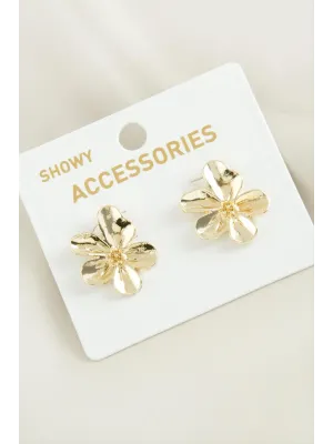 Orkide Trend Metal Küpe