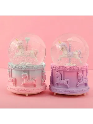 Orta Boy Unicorn Kar Küresi