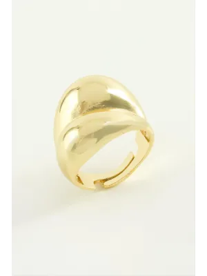 Oval Metal Yüzük