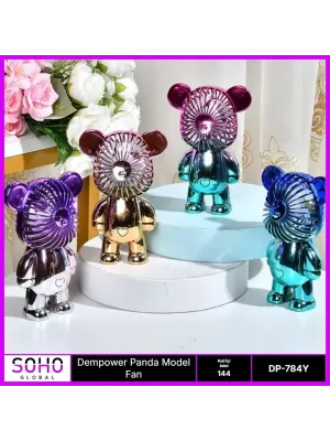 Panda Model Mini Fan 3 Kademeli