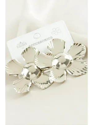 Papatya Metal Küpe