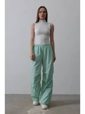Paraşüt Cargo Pantolon - Mint