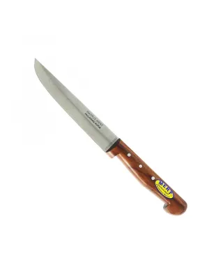 Paslanmaz Bursa Mutfak, Ekmek Bıçağı 15,5 Cm, Ahşap Sap