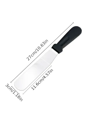 Paslanmaz Çelik L Tipi Pastacı Spatulası