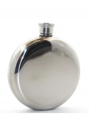 Paslanmaz Çelik Yuvarlak 5 Oz Tekli Matara Alk2676