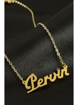 Pervin İsimli Kolye (Kişiye Özel)