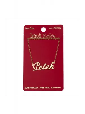 Petek isimli kolye (Kişiye Özel)