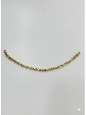    Pirinç Cm Bileklik 17+2 Cm  - Kbl0412