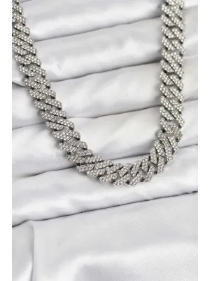 ietaks™ Pirinç Cuba Chain Gurmet Model Kolye