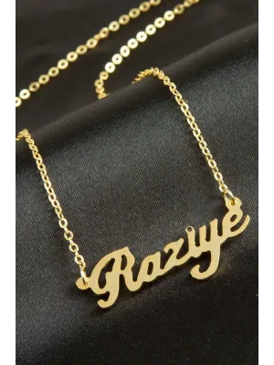 Raziye İsimli Kolye (Kişiye Özel)