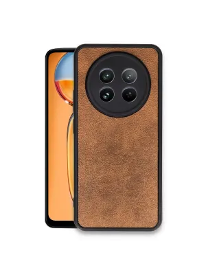 Realme 12 5g Kılıf Aras Deri Kapak - Taba