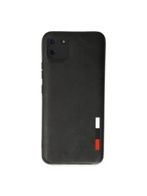 Realme C11 Kılıf Loop Deri Silikon - Siyah